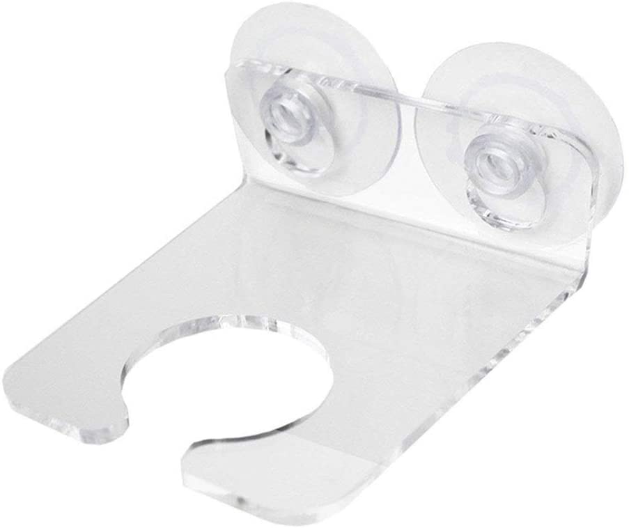 MINGSHI Wine Glass Rack Kitchen Bathtub Wall Mount Suction Cup Acrylic Single Wine Glass Rack Holder Transparent