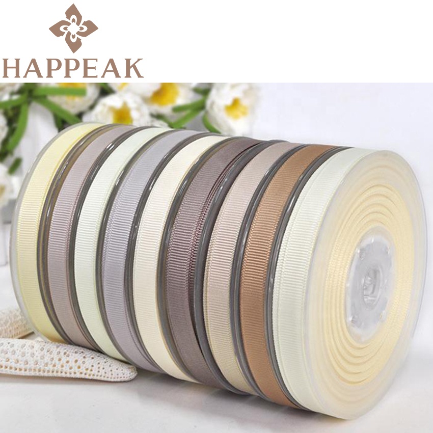 Оптовая торговля постельного белья из полиэстра и Grosgrain ленты 6 мм твердого Grosgrain ленты для декоративная упаковка