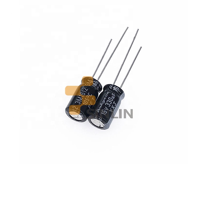 DIP Capactior 330 мкФ 16V Алюминиевые Электролитические Конденсаторы 16v330uf 6,3*11 330uf16v осевой конденсатор