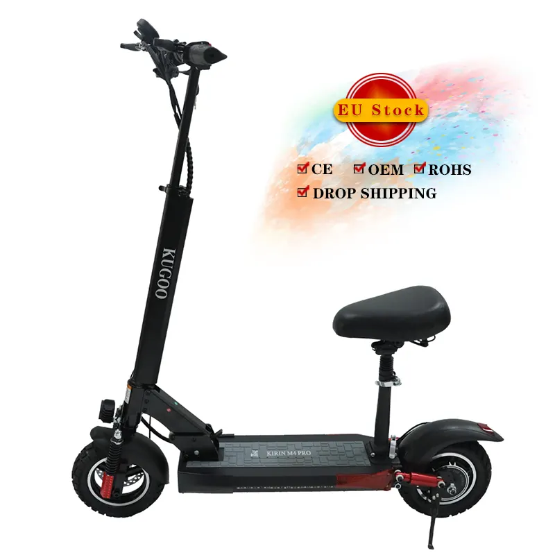 Popular!!! EU stock original Kugoo M4 pro 16AH FCC/CE RoHS best electric scooter with seat with max load 150kg