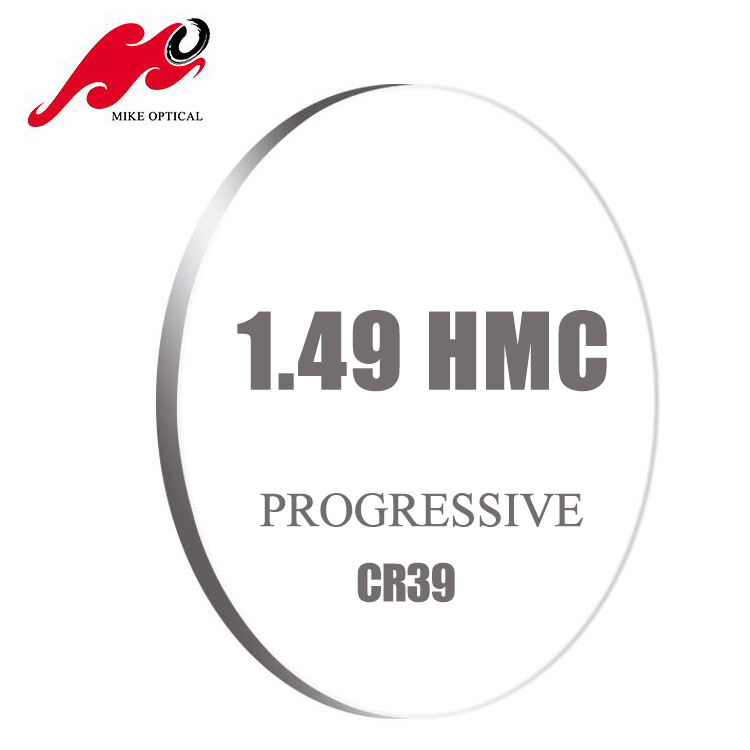 Высококачественные очки 1,49 cr39 прогрессивные оптические линзы HMC 14 мм