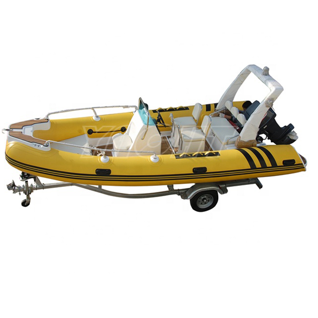 17ft RIB 520 Hypalon надувная лодка с прицепом