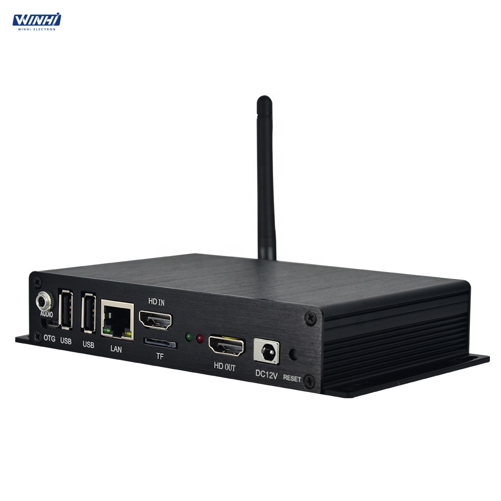 MPC3368-HD 4k uhd цифровая вывеска медиаплеер для бара ресторана живой ТВ вход Android CMS Удаленная реклама