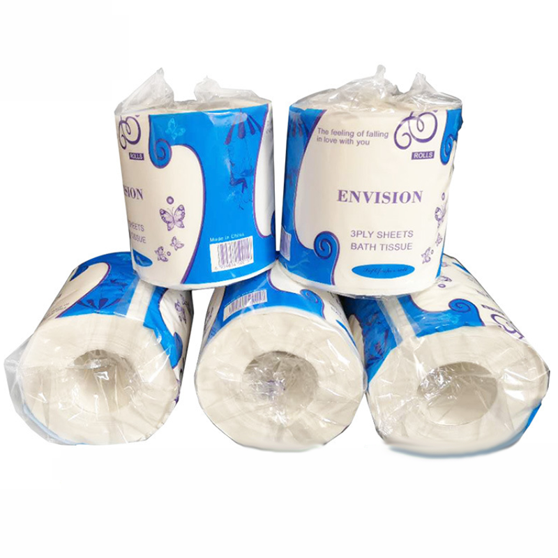 3Ply Высокое качество оптом ДЕШЕВАЯ туалетная бумага рулон