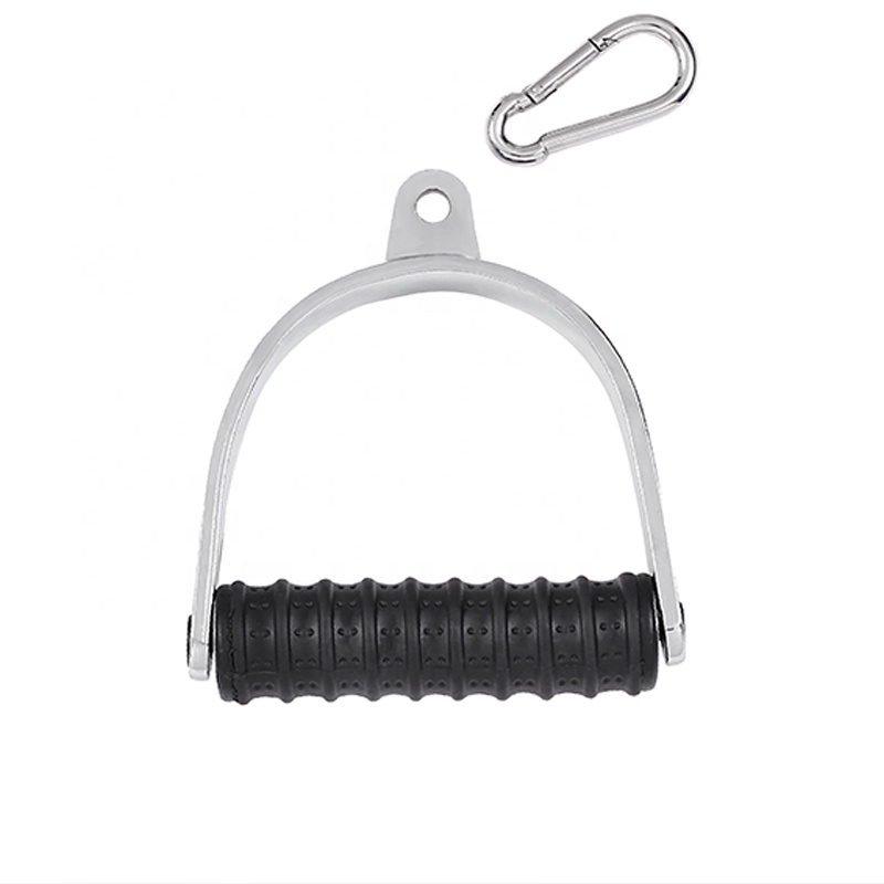 Gym Equipment Fitness Accessories Single Cable Handle With Pu Handle