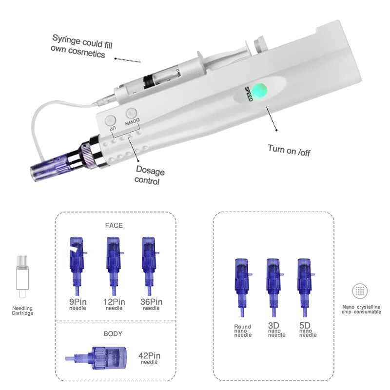 Ручка Microneedling машины новое прибытие переменное скорость K82 дерма ручка с микроиглами