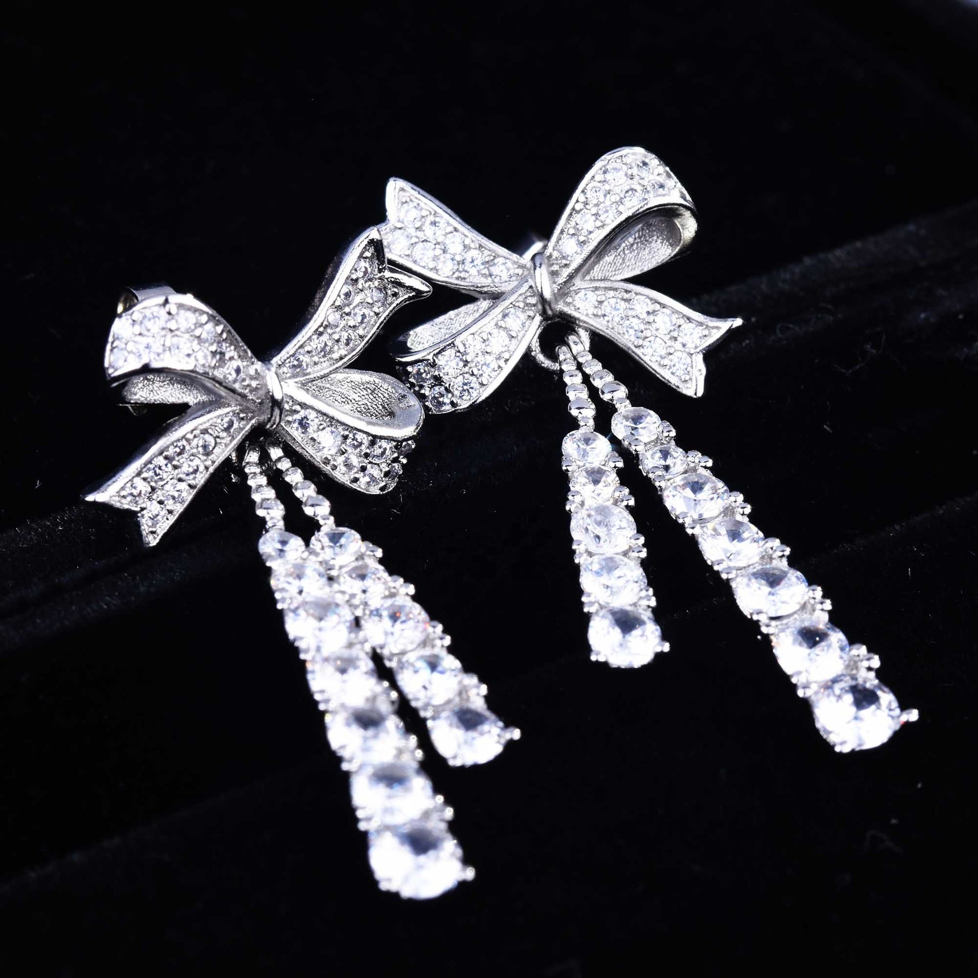 Female Temperament Earrings Long Tassels Drop Accessories On Ear Lady Present Super Fairy Butterfly Earrings Jewelry