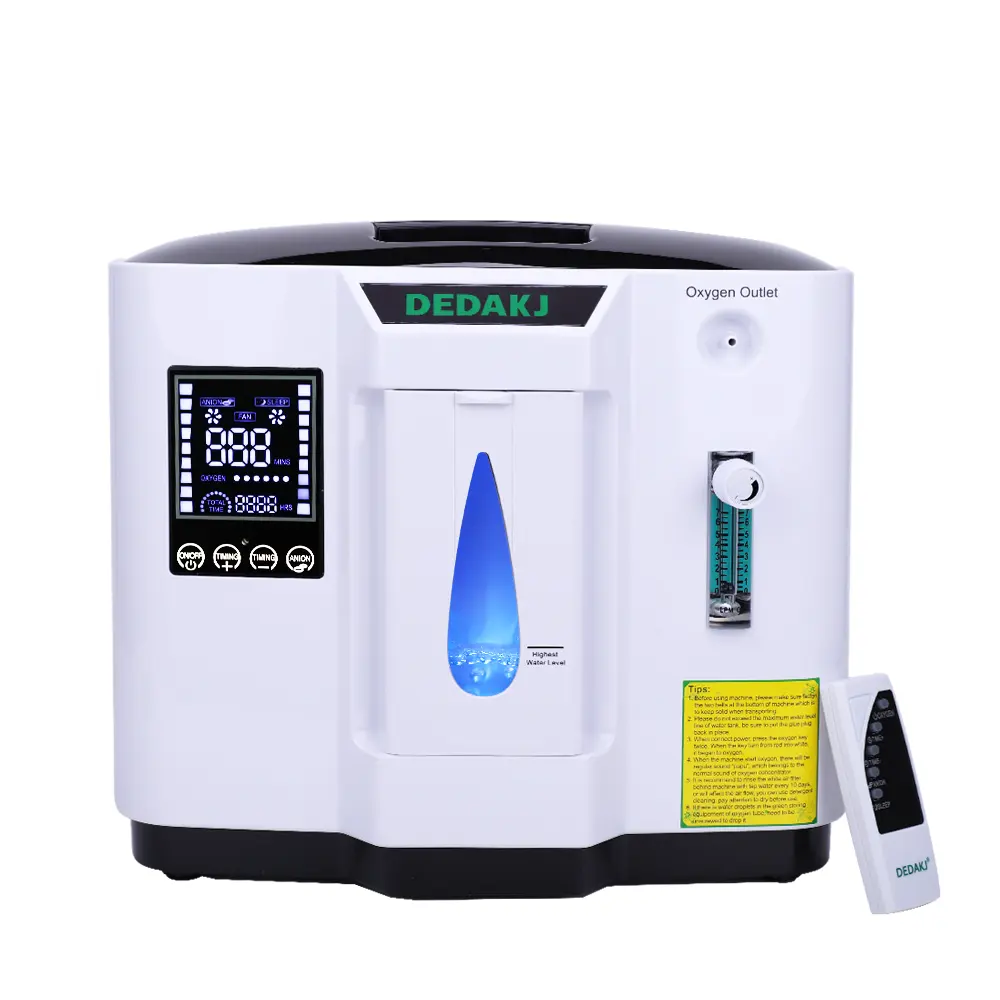 DEDAKJ home car use portable lightweight commercial oxygen concentrator with nebulization Lightweight Oxygen-concentrator