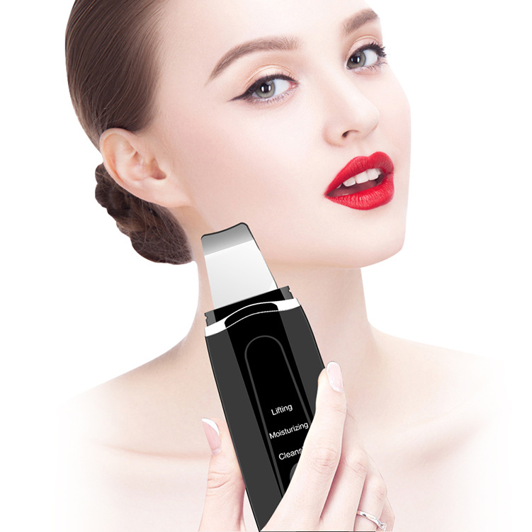 Ultrasonic Waterproof Shovel Pores skin care facial machine face beauty equipment exfoliante Spatula blackhead remover