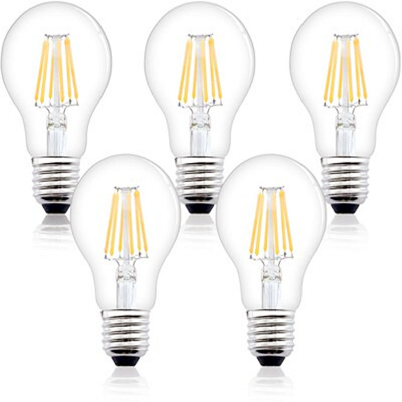 CX-Lighting, Высококачественная дешевая Светодиодная лампа с регулируемой яркостью на 360 градусов, лампы накаливания A60 с цоколем B22 E27, 4 Вт