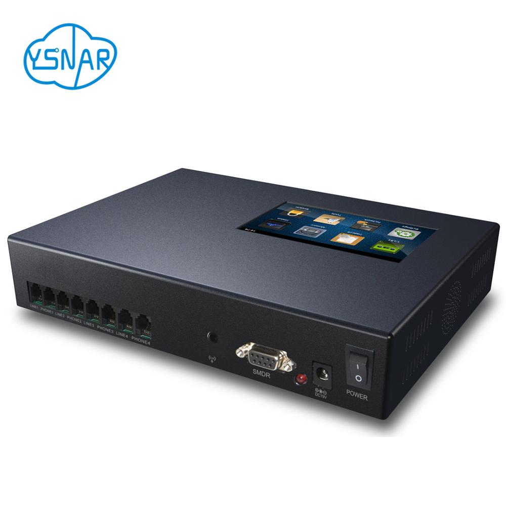 4CH Автономный сетевой АТС SMDR телефон рекордер с 500G HDD, 4 линии облако встроенный уведомления о звонках/радио голос регистратор с 5 "сенсорный экран