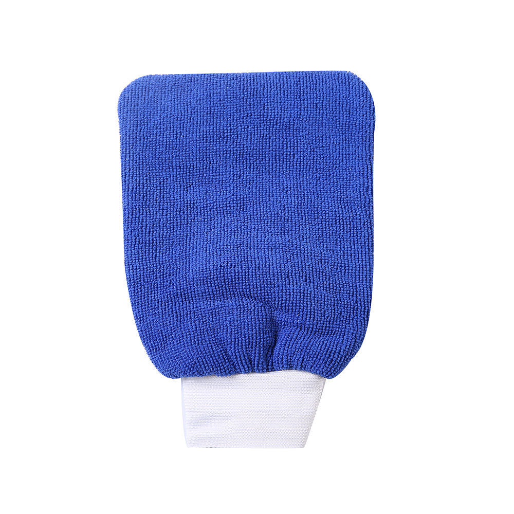 Scratch Free Detailing Car Wash Plush Microfiber Wash Mitt Glove Without Thumb For Car Washing