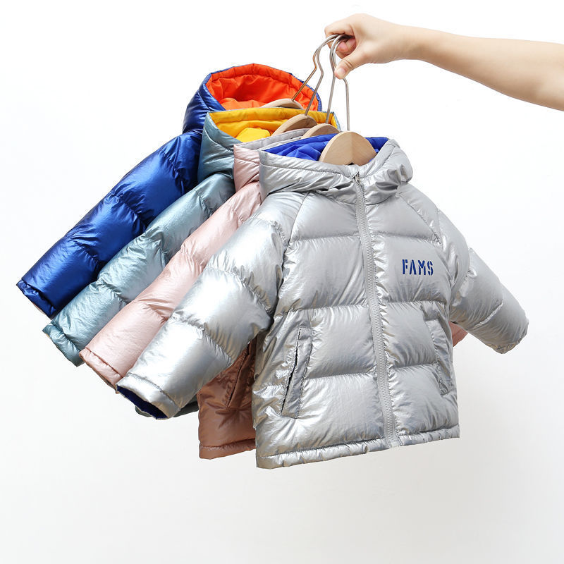 Wholesale fashion boys girls baby for kids puffer winter warm baby children's down jacket coat children's clothing
