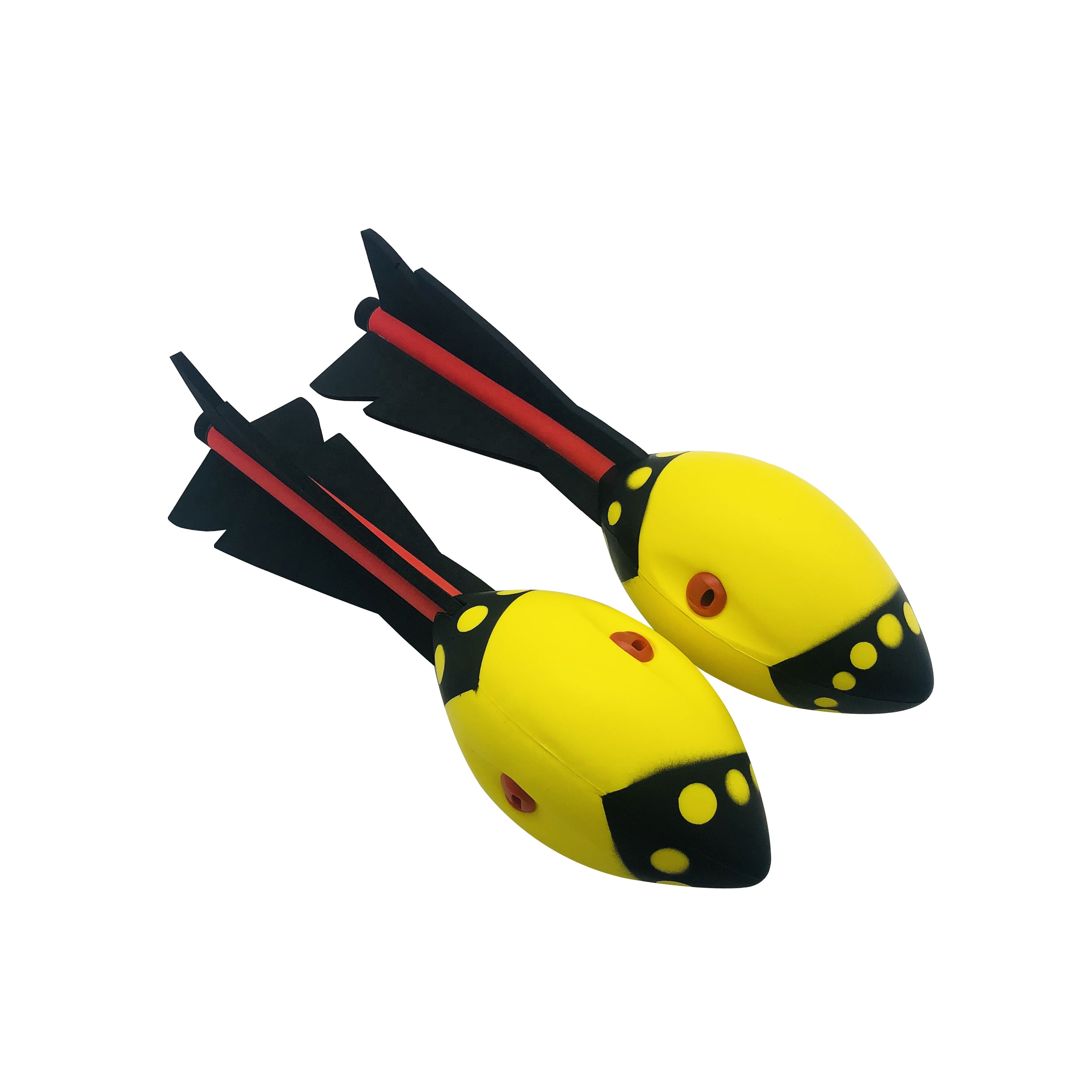customized color throwing toy soft pu dart foam rocket missile ball