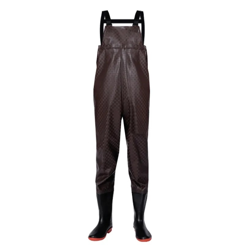 Outdoor PVC Coated Breathable, Lightweight, Fashionable, Seamless Chest, Waterproof Fishing Boots for Water Wading