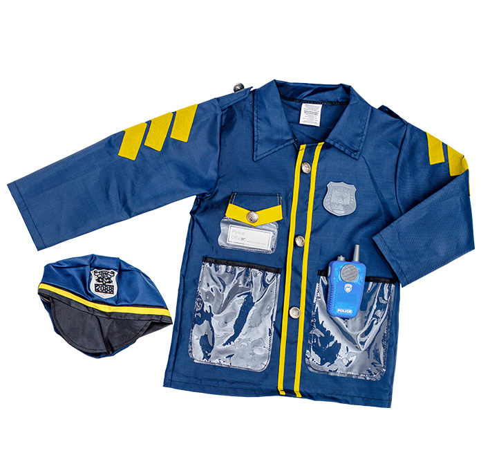 Party Costume Police set Western Party Christmas Costumes Walkie talkie with music Christmas Party Costumes