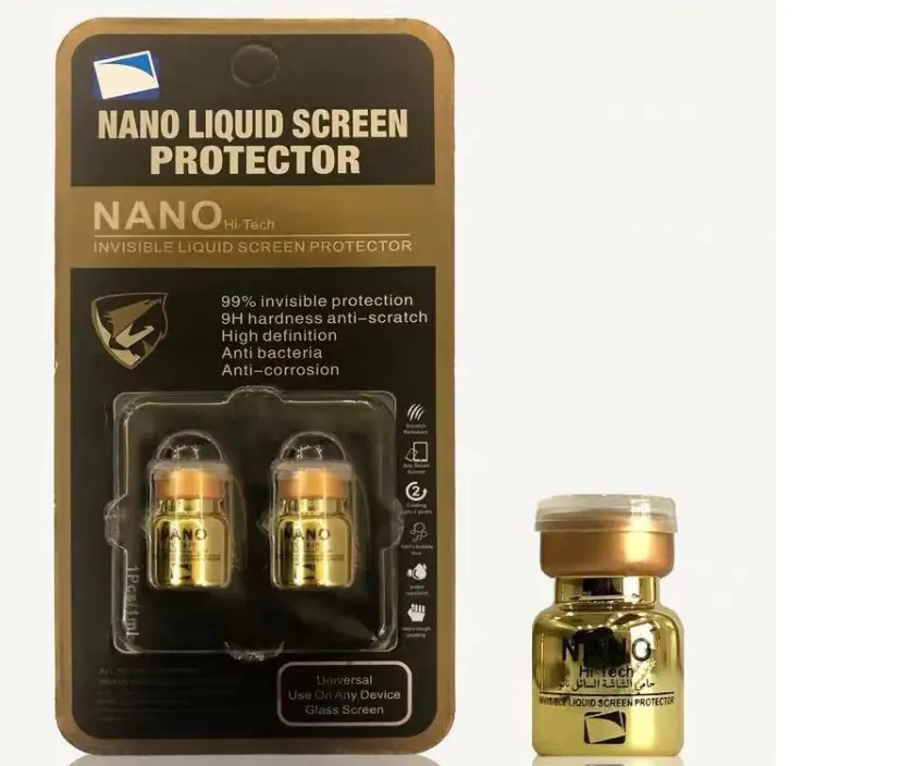 2ML Golden  New Arrivals 9H Nano Technology Guard Hi-Tech Nano Liquid Screen Protector For Mobile