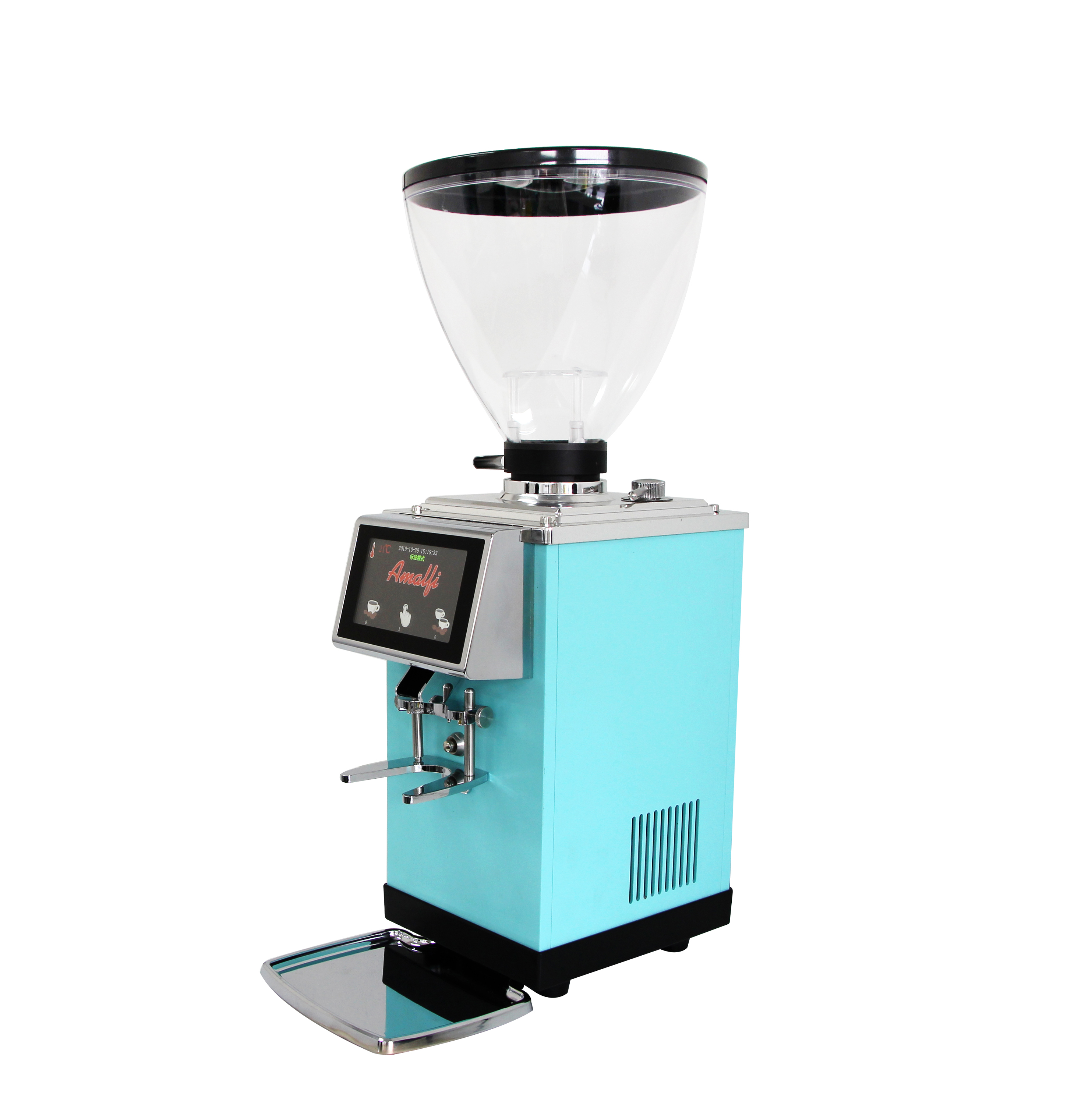 Professional aluminum espresso coffee grinder machine