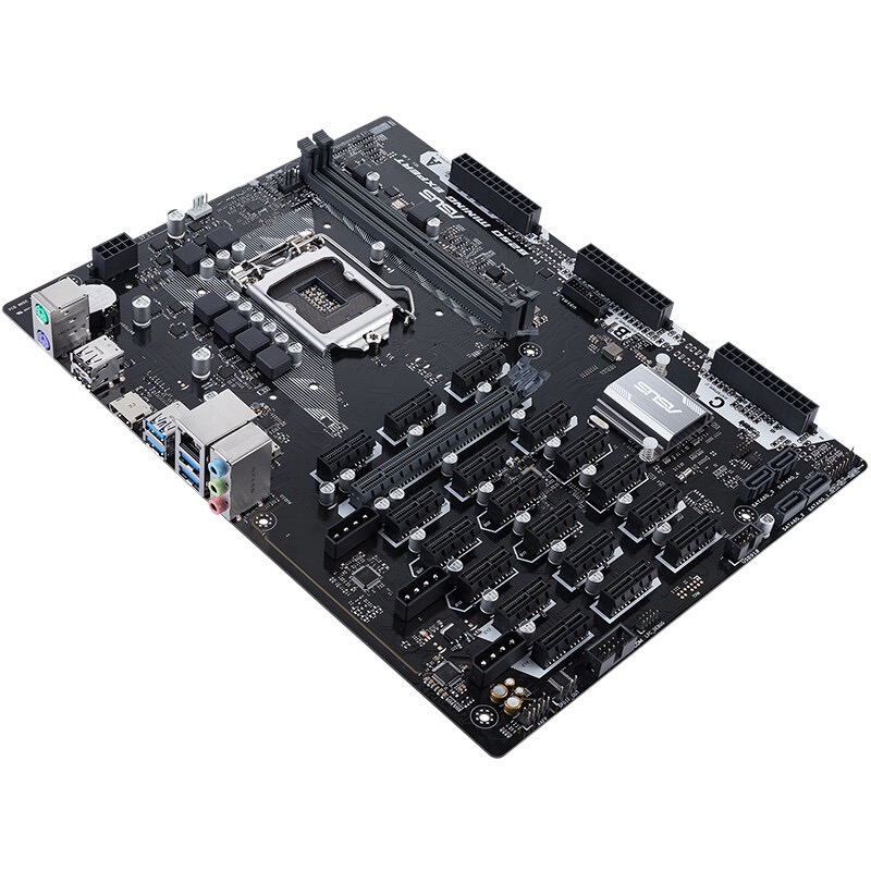 B250 mining expert motherboard LGA-1151 ATX 12v 19gpu gpu mining mainboard support rx580 8gb rx5700xt gtx1660super rtx3060ti