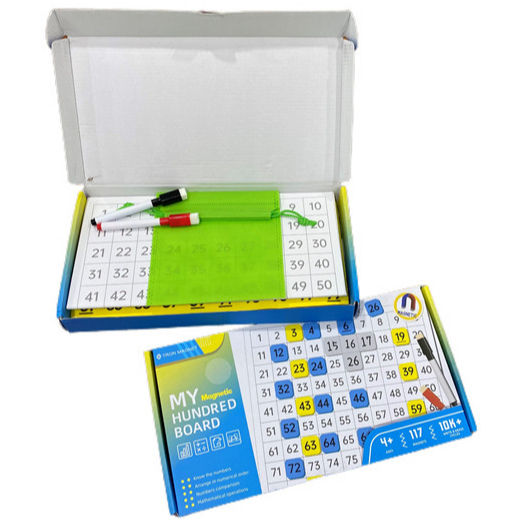 Chinese manufacturers hot direct selling early children education toys heiping learn math magnetic hundred board