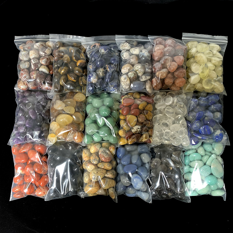 Factory Price Natural Stone Amethyst Tumbled Crystals Healing Stones Wholesale Bulk Rose Quartz Crystal Tumble Stones