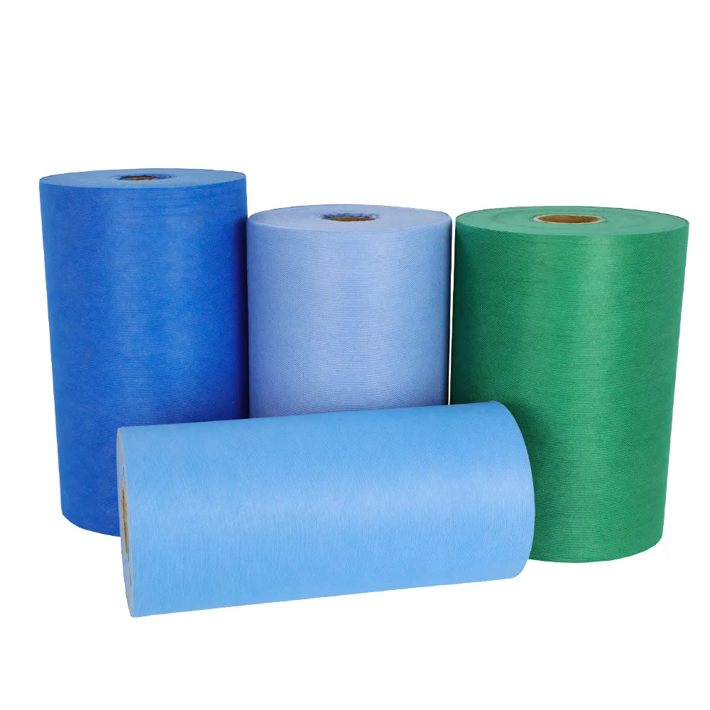 SMS nonwoven fabric medical ss spunbond meltblown non woven cloth non woven fabric spunbond laminated nonwoven fabric roll