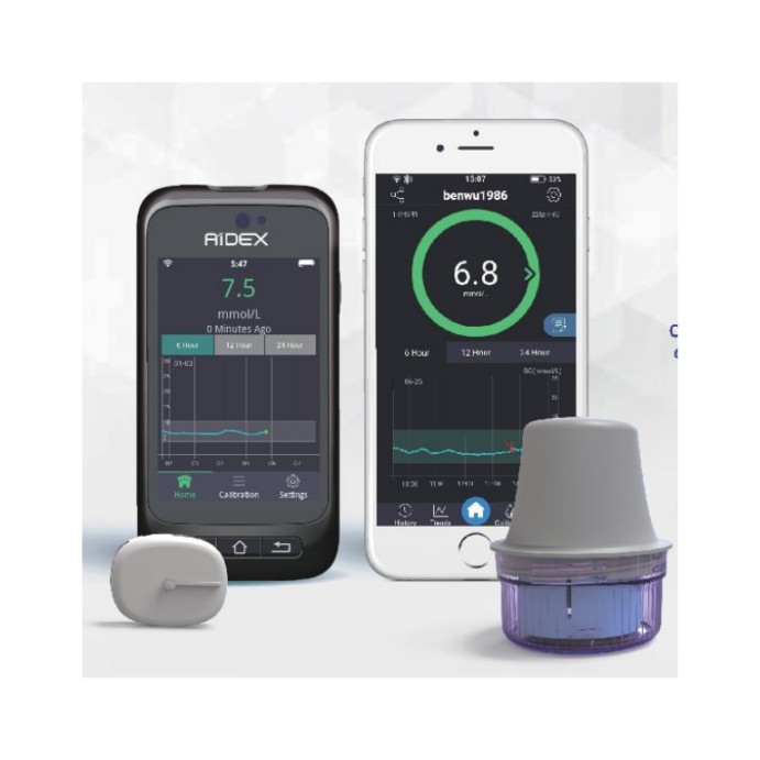 Новое поступление, непрерывная система контроля уровня глюкозы CGM, неинвазивный глюкометр