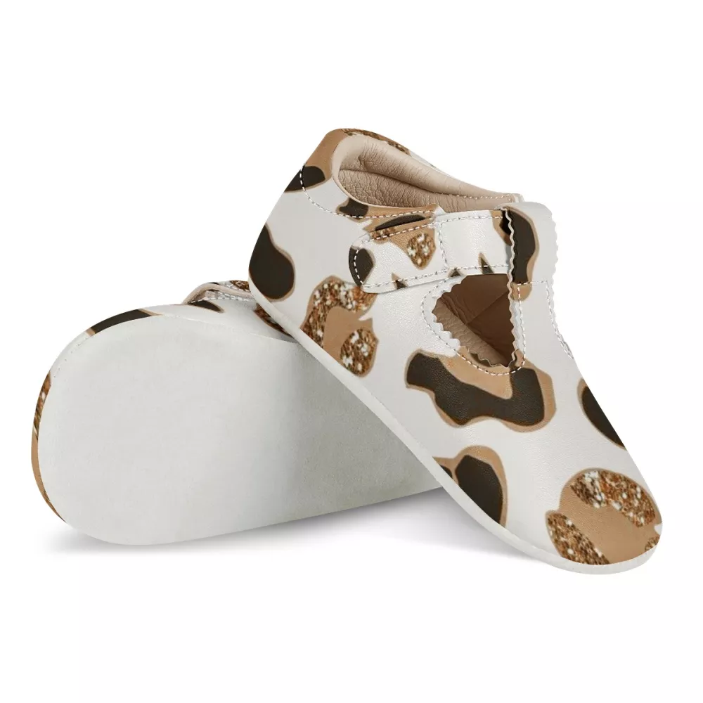 Customized First Walking Shoes Light Weight Kids Toddler Shoes Hot Sale Soft Leather Baby Boys And Girls Casual Shoes Cute
