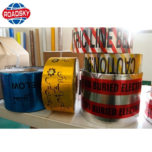 environmental protection reflective underground detectable warning tape