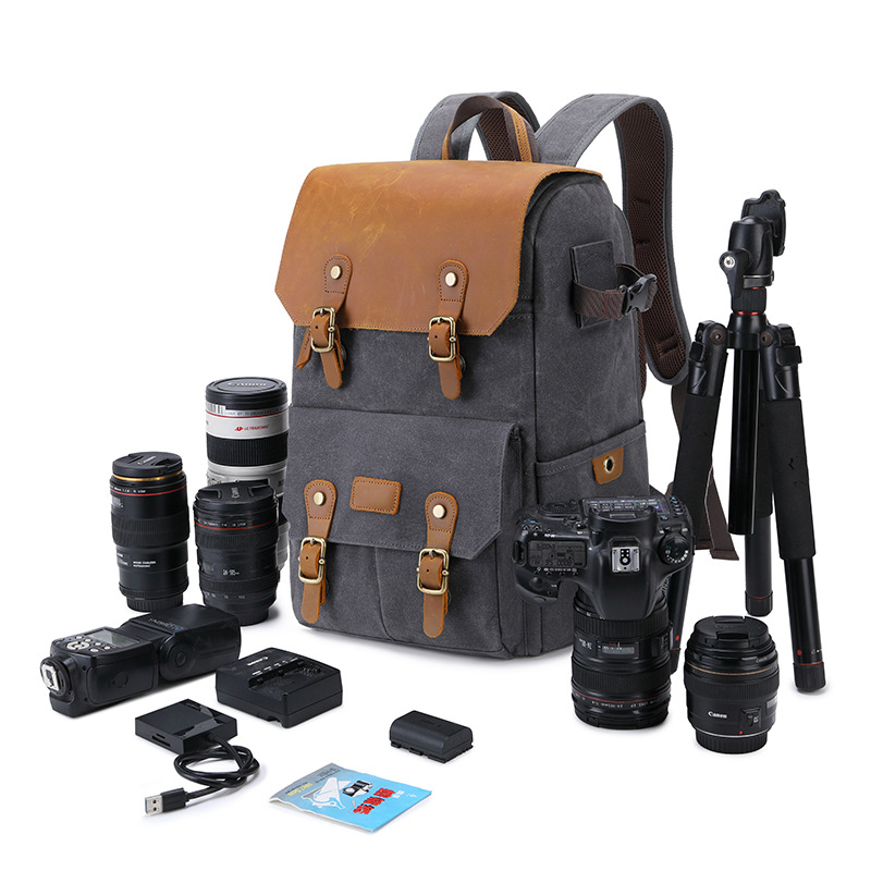 Новое поступление Сумка для DSLR камеры кожаная сумка для камеры Внутренний чехол профессиональный рюкзак для фотокамеры стабилизатор
