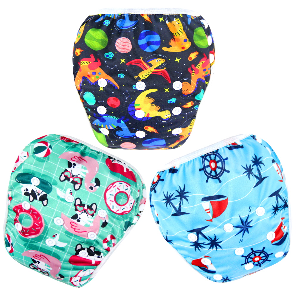 Summer baby soft breathable swim suit cloth swimming diaper