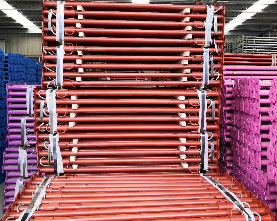 Factory sales puntales de hierro para construcciin Steel Prop Shoring Acro Jacks For Construction