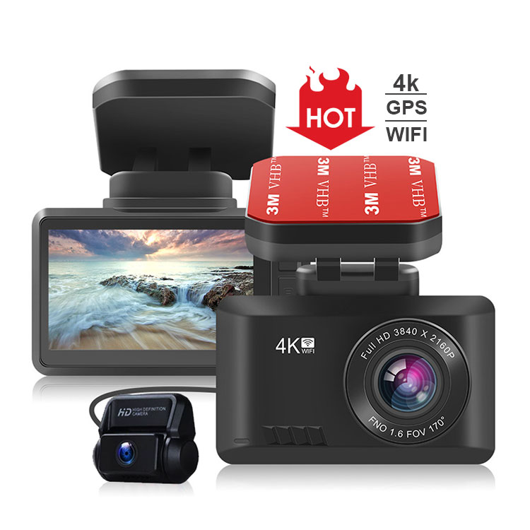 Эго dual 2 канала blackvue рекордер ночного видения для парковки, gps, Wi-Fi камера для nexar, быстрая камера 4k dash cam