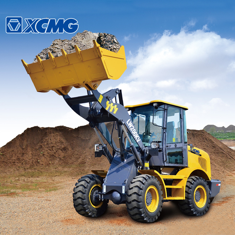 XCMG Official LW200KV 2ton mini small micro wheel loader price for sale