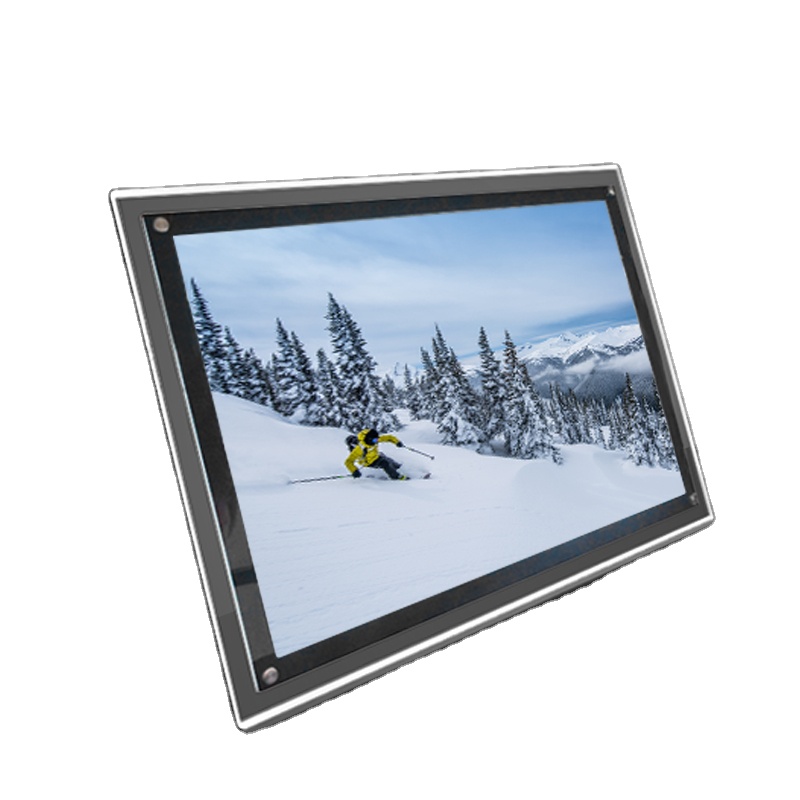 Индивидуальные размеры ultra slim Стеклянные Настенные висит акриловые led фоторамки оптом