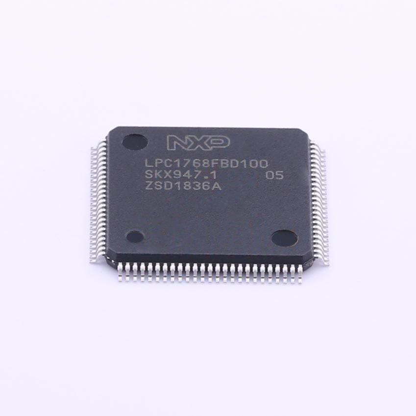 Электронный компонент MCU LPC1768FBD100 LPC1768 ARM Cortex M3 RISC 512KB Flash 3,3 V 100LQFP