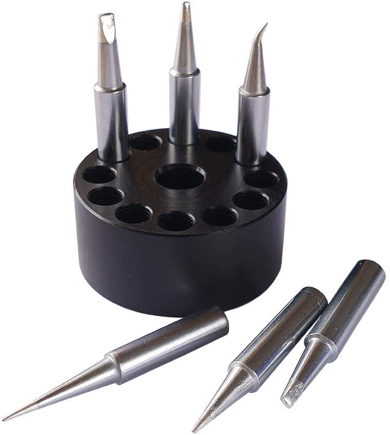T18 паяльное жало комплект 6 шт. сенными для Hakko FX-888D FX-888 FX8801 FX-600 T18 с Tip Holder
