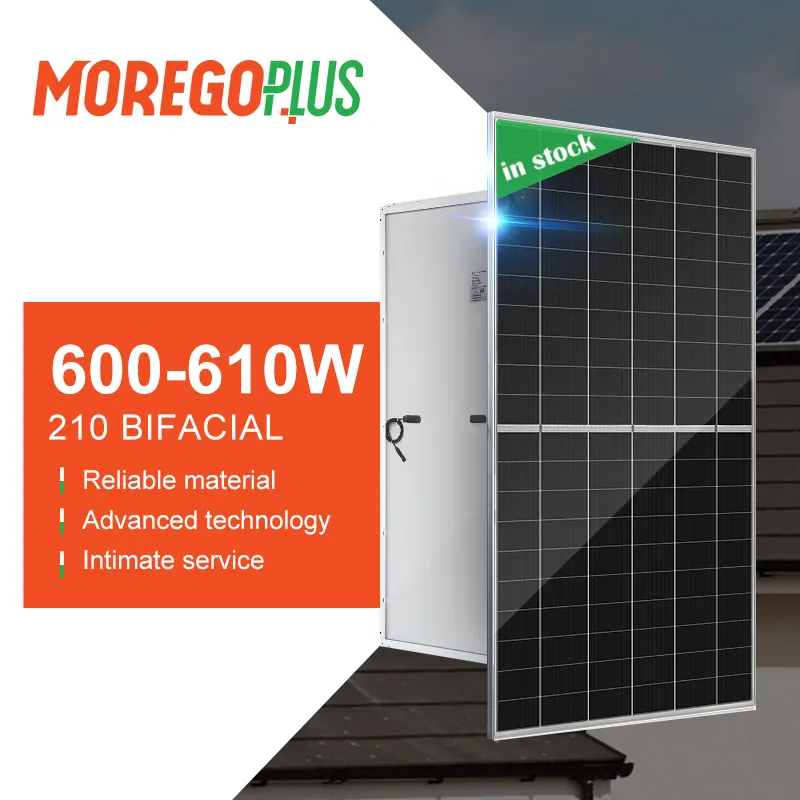 Moregoplus 210 One 60S2 модель солнечных панелей 600 Вт 605 Вт 610 Вт цена для домашней системы солнечной энергии