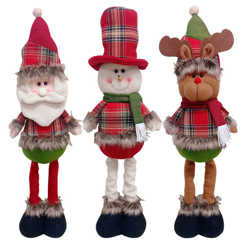 Handmade ornaments decorate a plush Valentine's Day gift interior fabric Christmas stretchable doll
