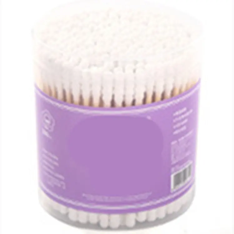 Hot sale nice price High Quality Disposable double head sterile Eyelash Extensions cotton swabs