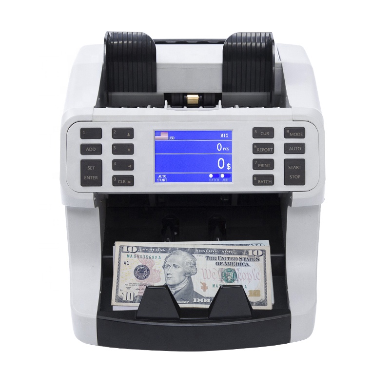 LD-8700 Advanced Money Counting Machine Multi-Currency Banknote Counter Enhanced Counterfeit Detection Algorithms Bank Usage