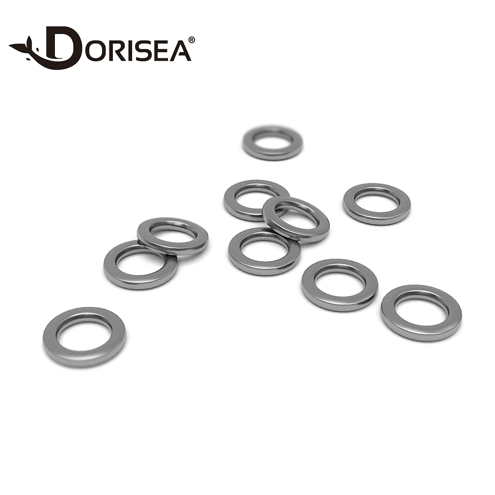 DORISEA 304 кольцо для палантика из нержавеющей стали, рыболовная леска, твердое кольцо, бесшовное соединительное кольцо