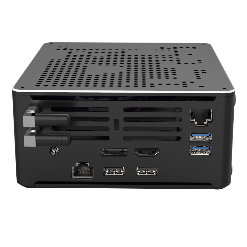 Бестселлер i9 9880H 4,8G ЦПУ PC Gamer 8 ядерный мини ITX PC 4K HD i9-9980H настольный мини ПК игровой I9