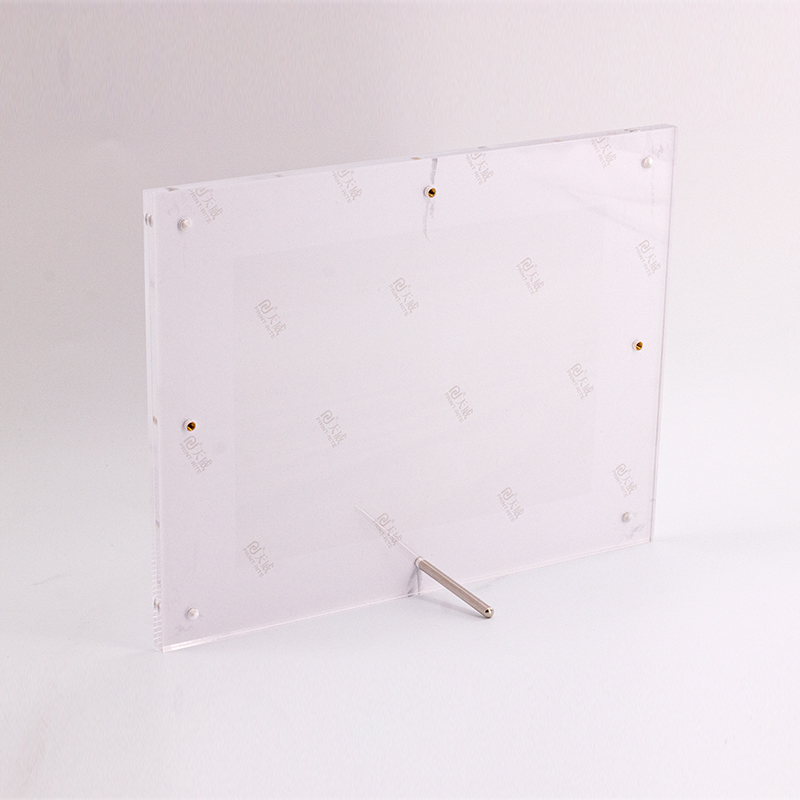Chinese Factory Double Panel Clear Picture Frame Wall Mounted Floating Photo Frame Wedding Magnetic Acrylic Photo Frame