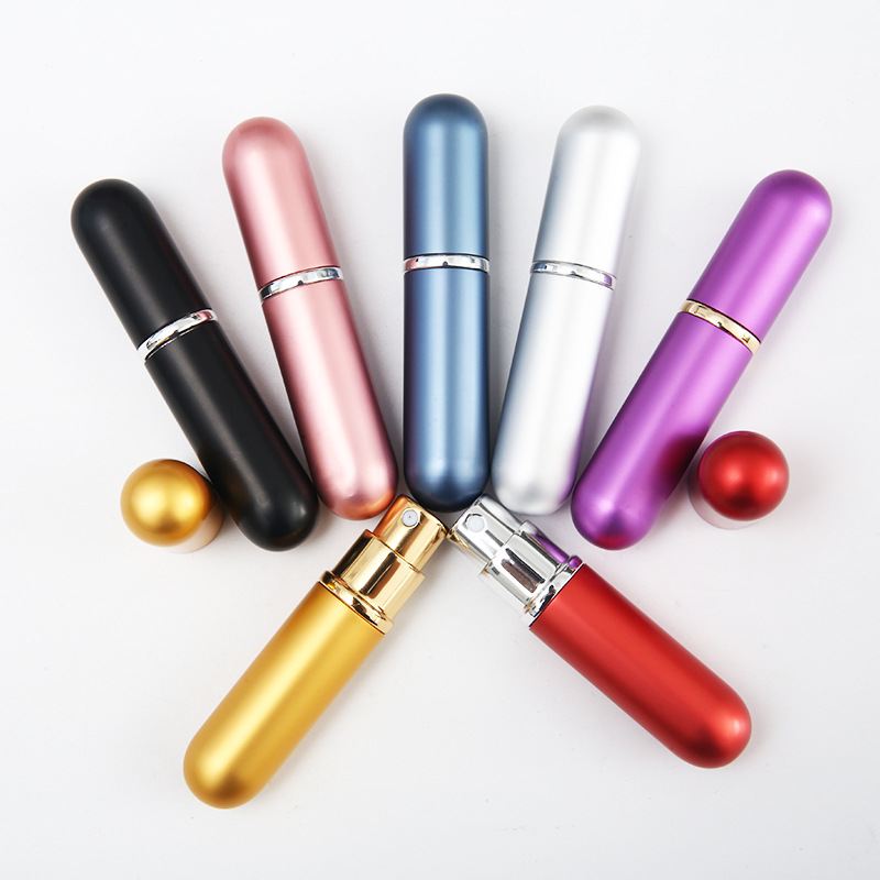 5M Metal Travel Mini Portable Size Spray Refill Atomiser Aluminum Perfum Bottle  Refillable Perfume Atomizer Bottles