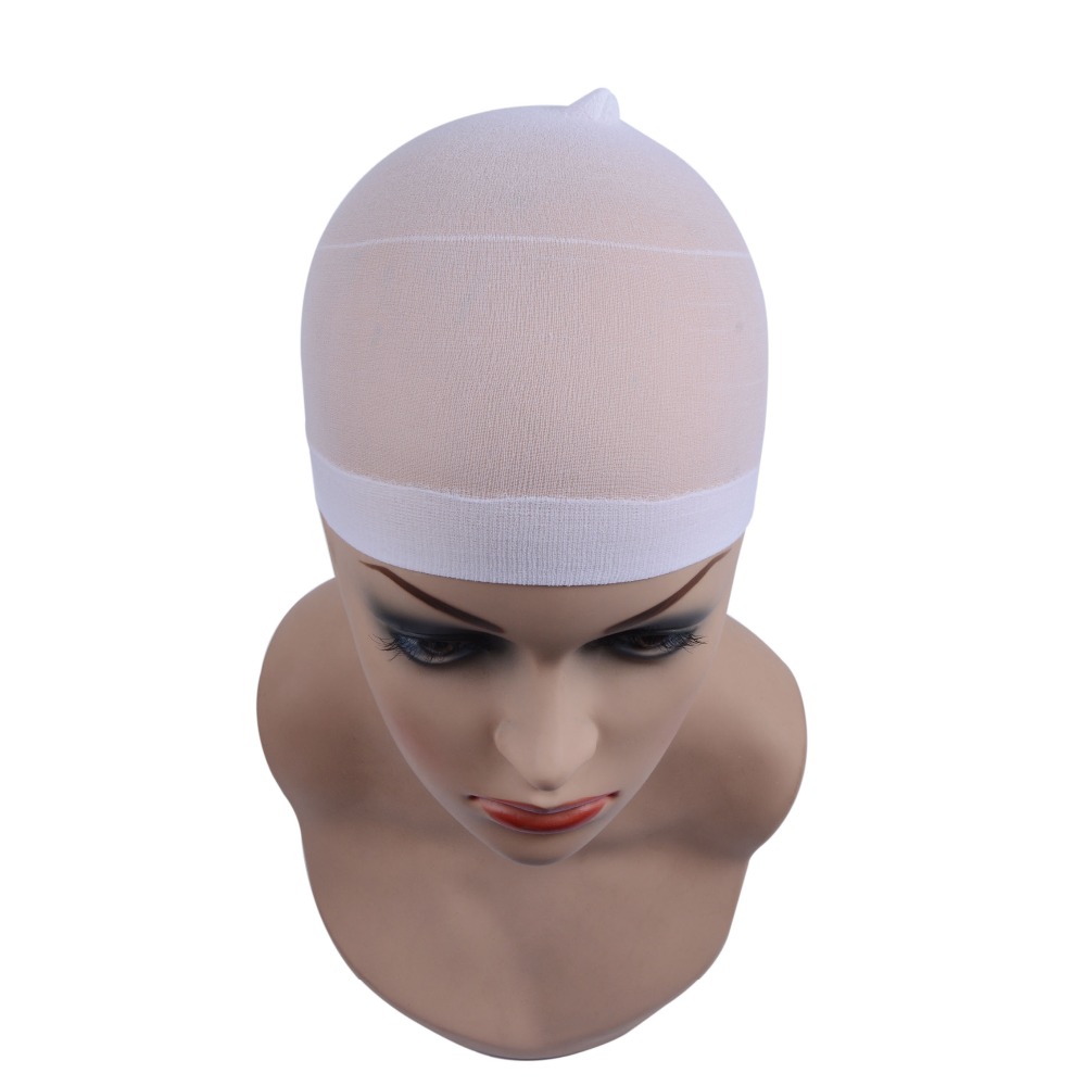 Nylon Stretch Mesh Free Size Human Hair Wig Cap Net Adjustable Cap for Making Wig