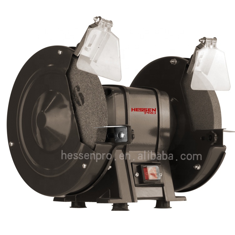 Hessenpro HBG125 125 мм 150W/250W/300W/450 Вт угловая шлифовальная машина Настольный шлифовальный станок 1000 Вт ручной настольный шлифовальный станок