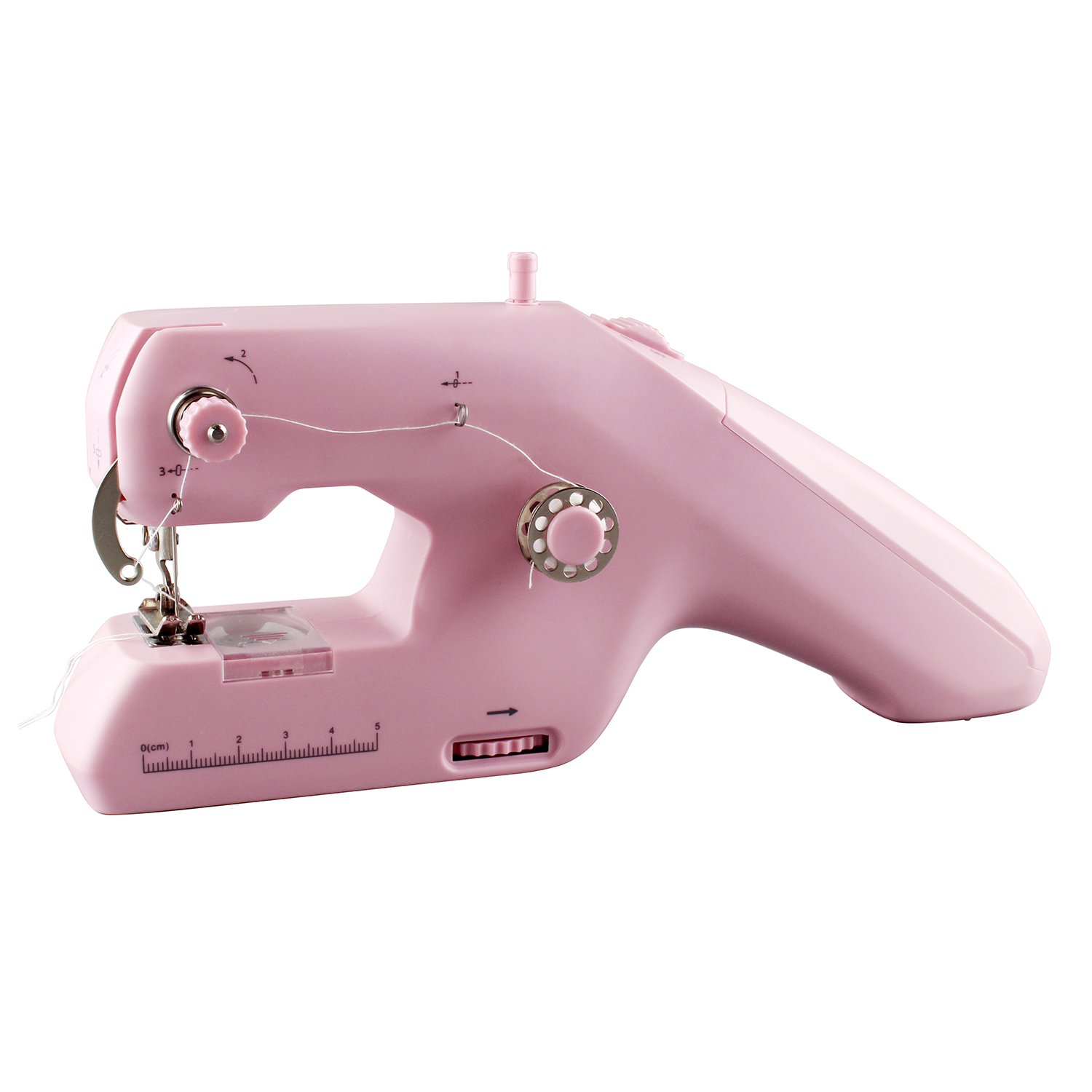 VOF ZDML-6 2021 latest lightweight mini electronic lockstitch belt sew machine a pink sportswear craft sewing machine