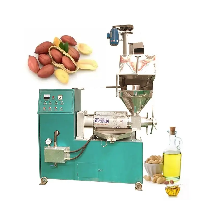 Automatic Oil Press Expeller Rapeseed Sesame Sunflower Corn Seed Oil Extraction Processing Machinery Cold Press Oil Machines