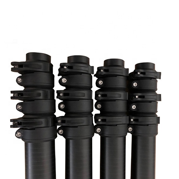carbon fiber ham radio telescopic antenna mast/light and portable fiberglass extension poles/telescopic winch mat antenna